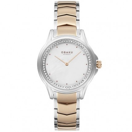 OBAKU Jasmin Blossom MOP Dial Watch for Women V261LECWSH OBAKU Jasmin Blossom MOP Dial Watch for Women V261LECWSH