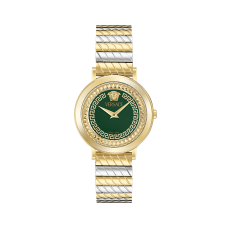 VERSACE DELPHINUS LADY TWO TONE STAINLESS STEEL BRACELET VE0O00225
