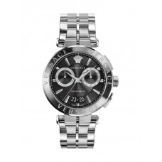 VERSACE Aion chronograph Mens Watch Silver Stainless Steel Bracelet VE1D02623