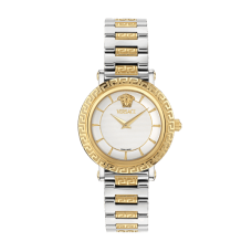 VERSACE Greca Sphere Nova Two Tone Stainless Steel Bracelet VE5L00526