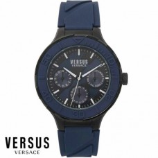 VERSUS by VERSACE Wynberg Multifuction Blue Rubber Strap VSP890318