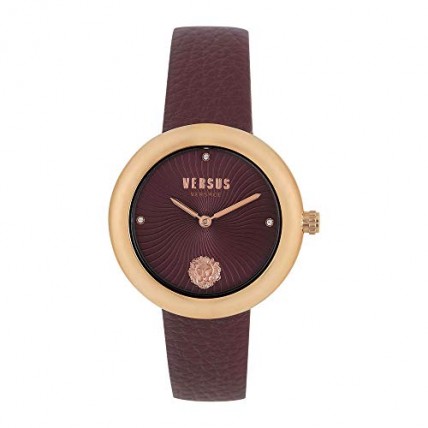 VERSUS by VERSACE Lea Red Leather Strap VSPEN0319 VERSUS by VERSACE Lea Red Leather Strap VSPEN0319