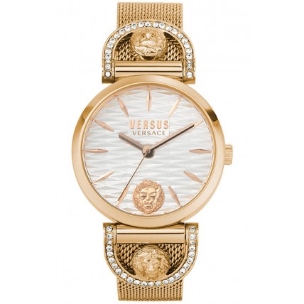 VERSUS by VERSACE Iseo Crystals Rose Gold Stainless Steel Bracelet VSPVP0720 VERSUS by VERSACE Iseo Crystals Rose Gold Stainless Steel Bracelet VSPVP0720